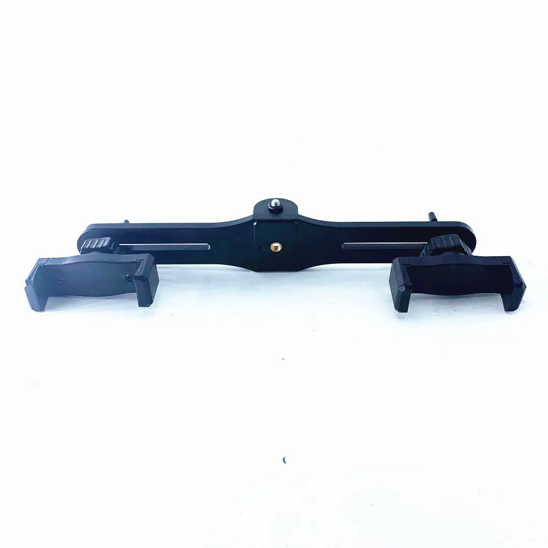 Dual Phone Holders for Live Streaming & Streaming Light Accessory Clamp - Image 3