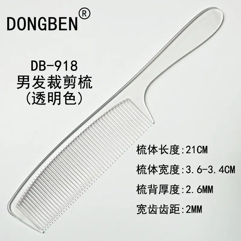 Men's Retro Oil Comb 902 Black 19cm - Image 23