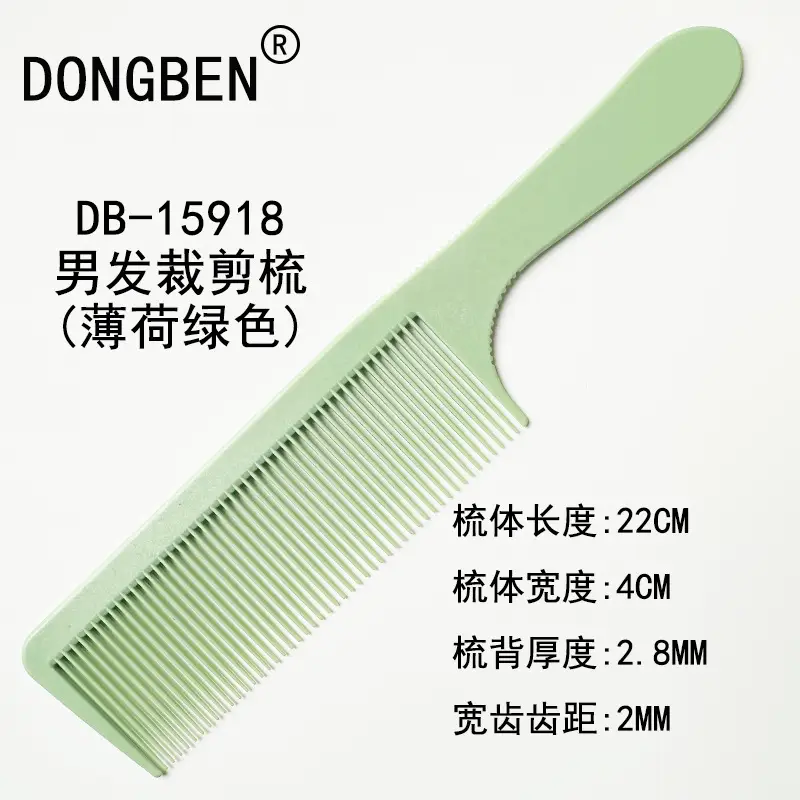 Men's Retro Oil Comb 902 Black 19cm - Image 45