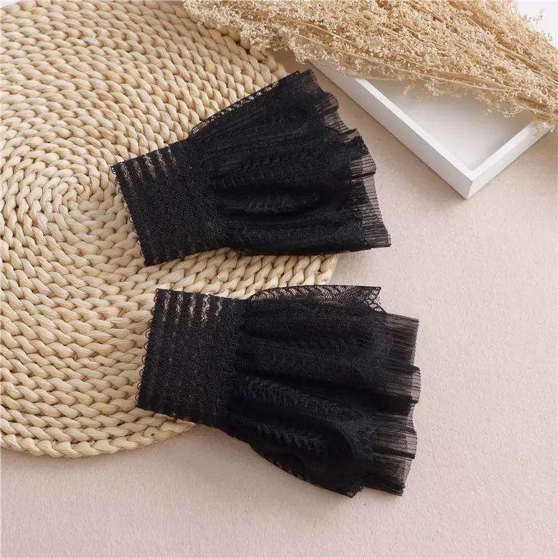 Mesh Lace Accessories for Women Black White — feature 11