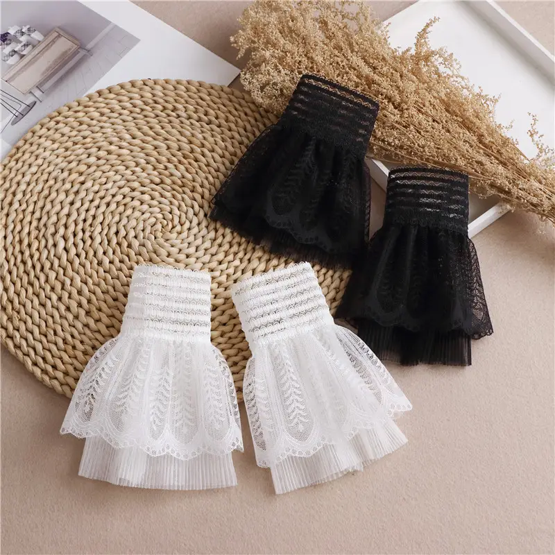 Mesh Lace Accessories for Women Black White — feature 15