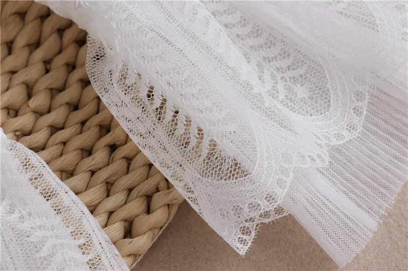 Mesh Lace Accessories for Women Black White — feature 9