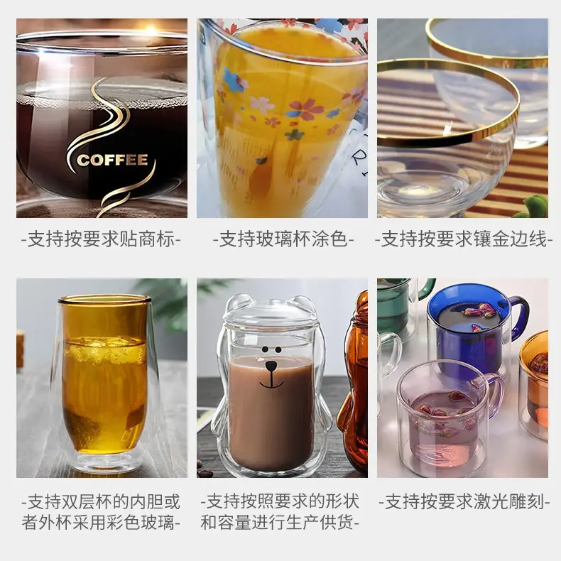 High Borosilicate Glass Cup Heat Resistant Tea Cup - Image 4