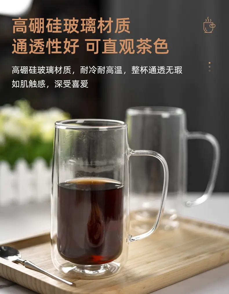 High Borosilicate Glass Cup Heat Resistant Tea Cup — feature 6