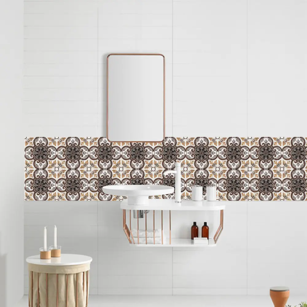 Muslim Style Jacquard Floor Tile Sticker Waterproof Self-Adhesive — feature 11