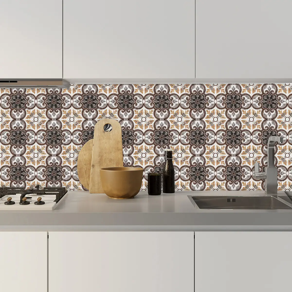 Muslim Style Jacquard Floor Tile Sticker Waterproof Self-Adhesive — feature 15