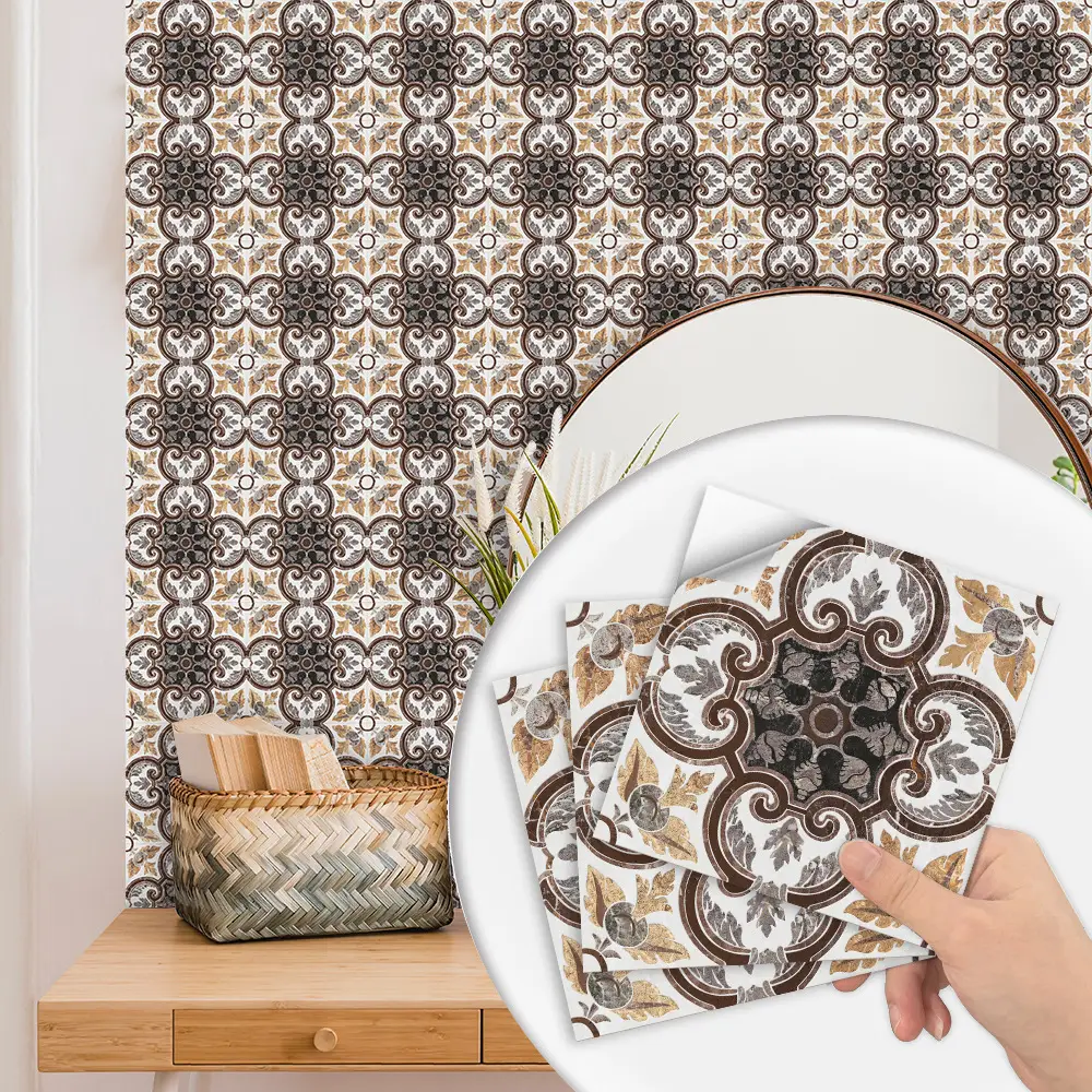 Muslim Style Jacquard Floor Tile Sticker Waterproof Self-Adhesive — feature 5