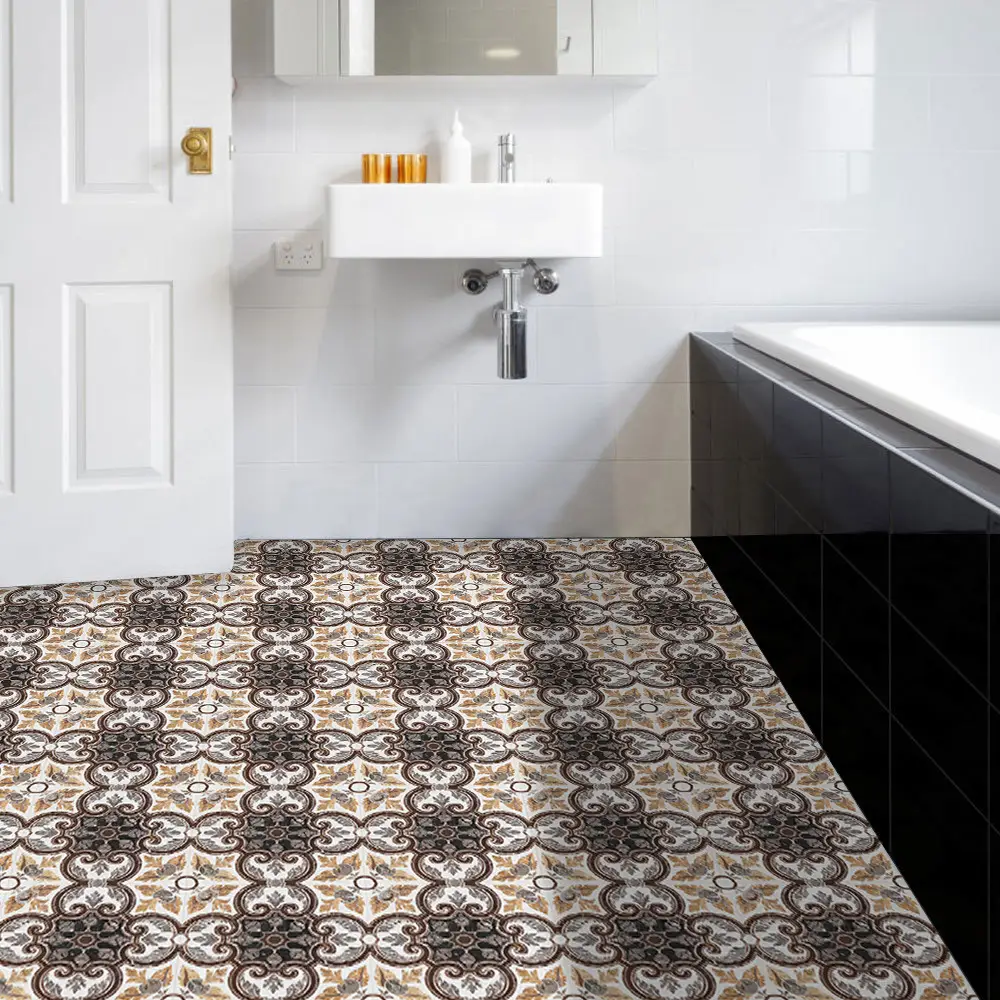 Muslim Style Jacquard Floor Tile Sticker Waterproof Self-Adhesive — feature 7