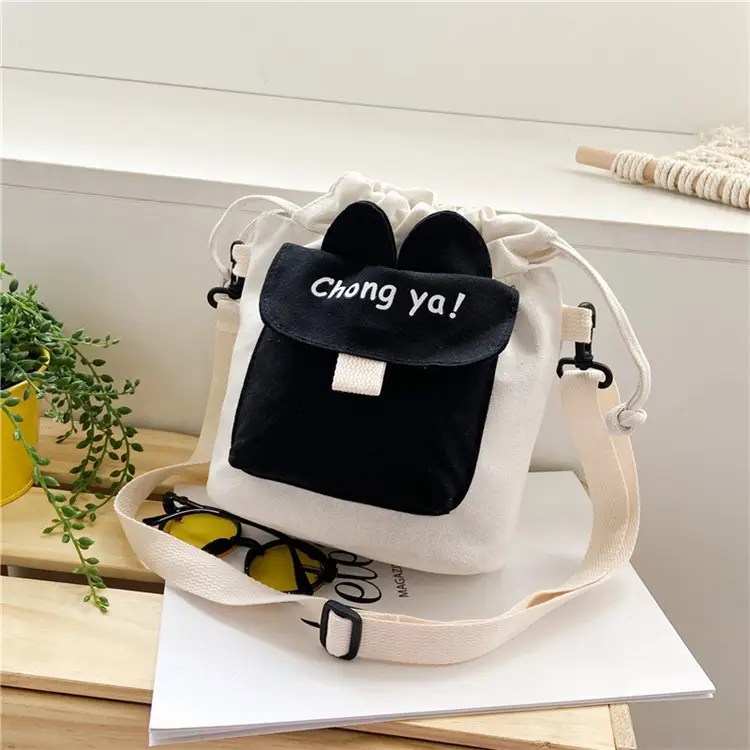 Cute Yellow Flower Print Shoulder Bag for Girls