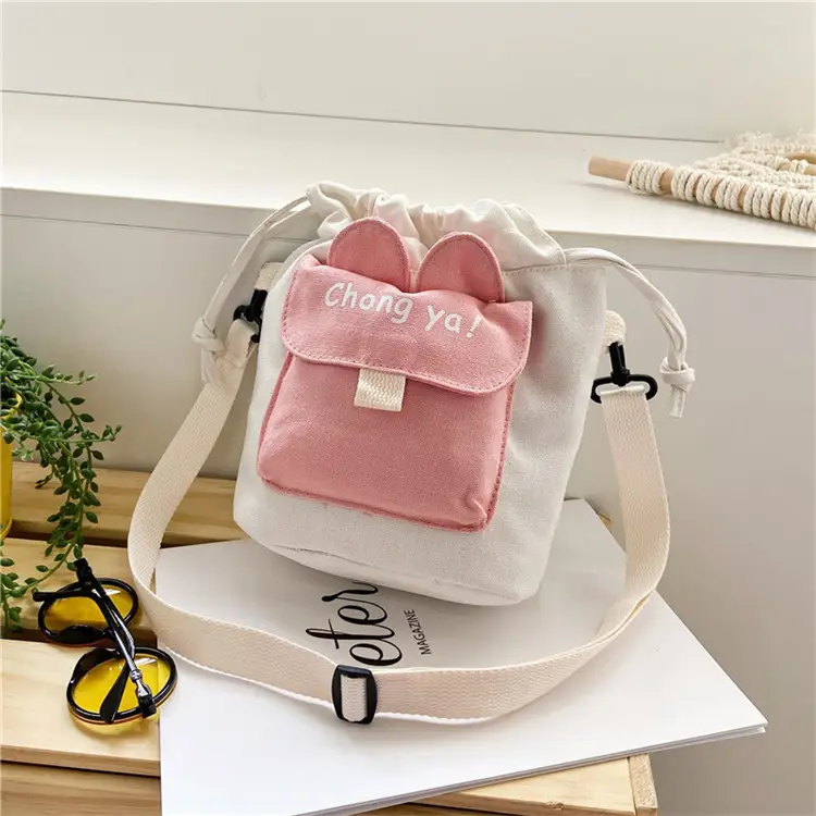 Cute Yellow Flower Print Shoulder Bag for Girls