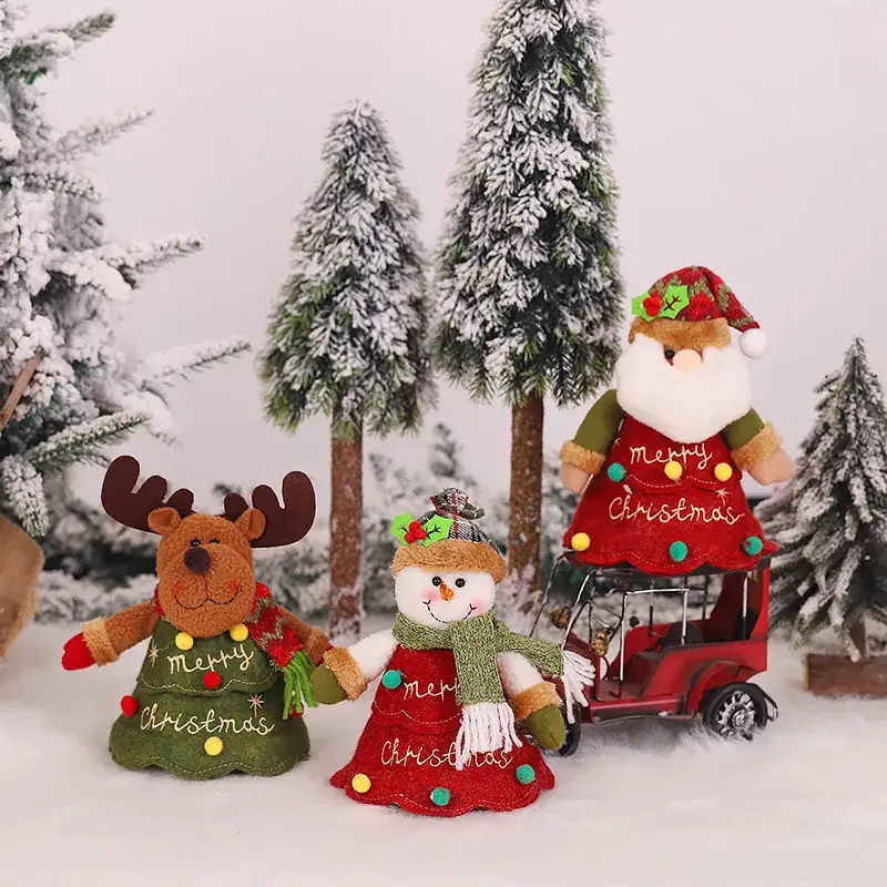 Christmas Elf Doll with Pinecone Decor - Image 5