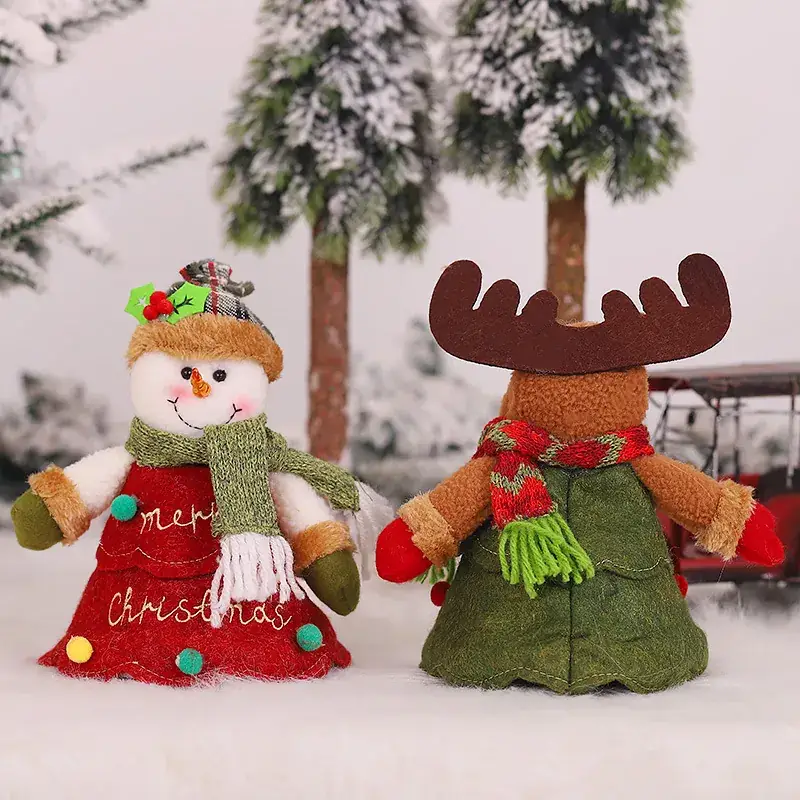 Christmas Elf Doll with Pinecone Decor - Image 7