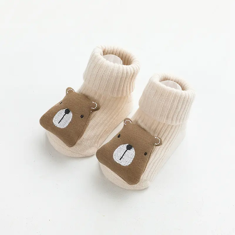 Autumn Winter Cartoon Cat Socks Non Slip Mid Calf