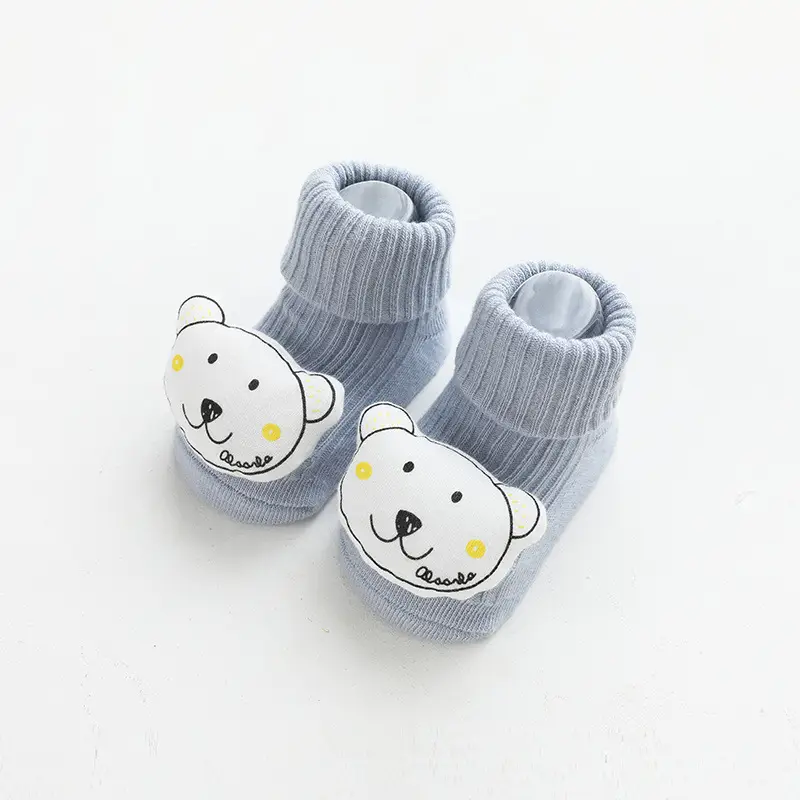 Autumn Winter Cartoon Cat Socks Non Slip Mid Calf