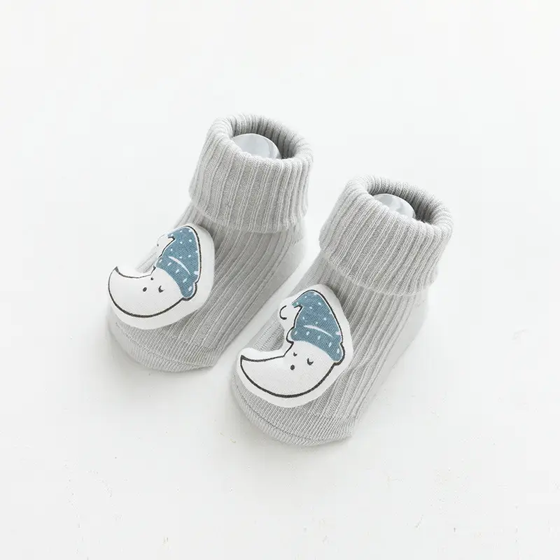 Autumn Winter Cartoon Cat Socks Non Slip Mid Calf