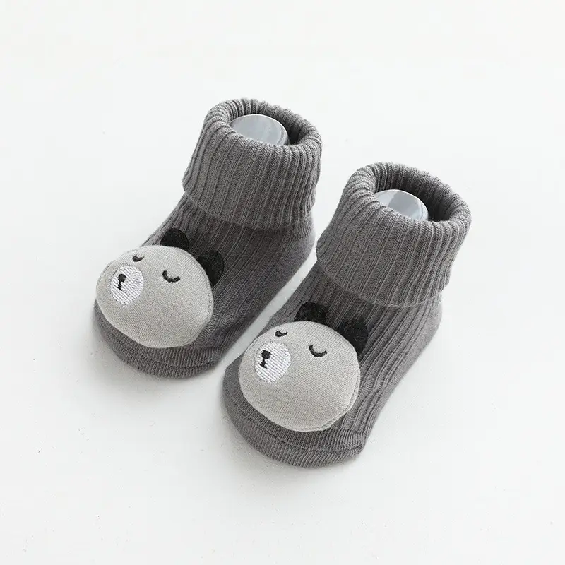 Autumn Winter Cartoon Cat Socks Non Slip Mid Calf