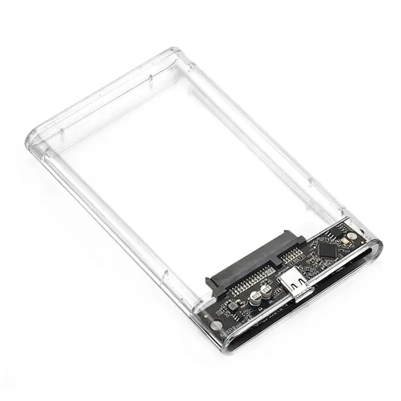 Transparent Type-C to 2.5" SATA SSD Mobile Box - Image 7