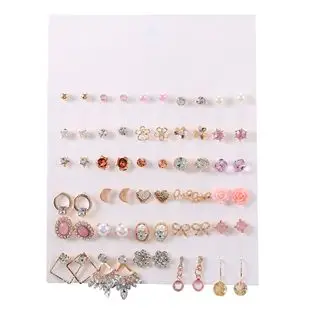 Women's Trendy Earrings Set with Sparkling Gems — feature 5