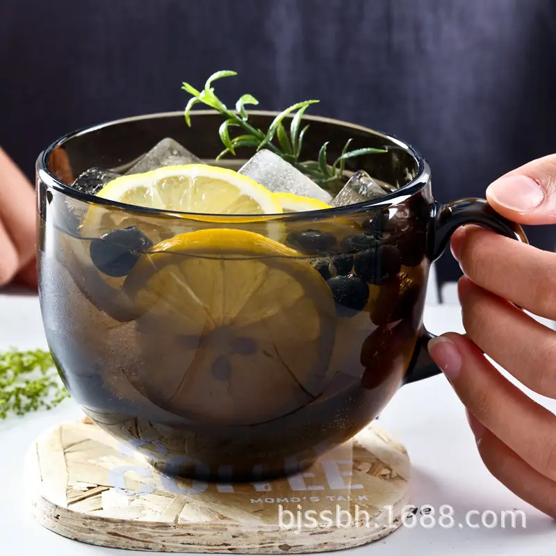 Lemeya Glass Cup with Lemon Slice Design - Image 7