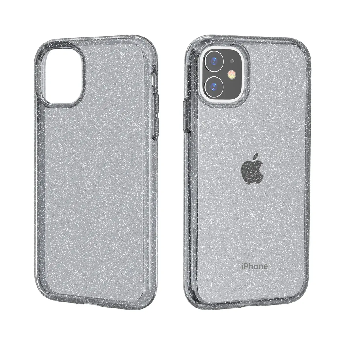 iPhone 15 Pro Max Transparent Glitter Hard Shell Mobile Cover — feature 11