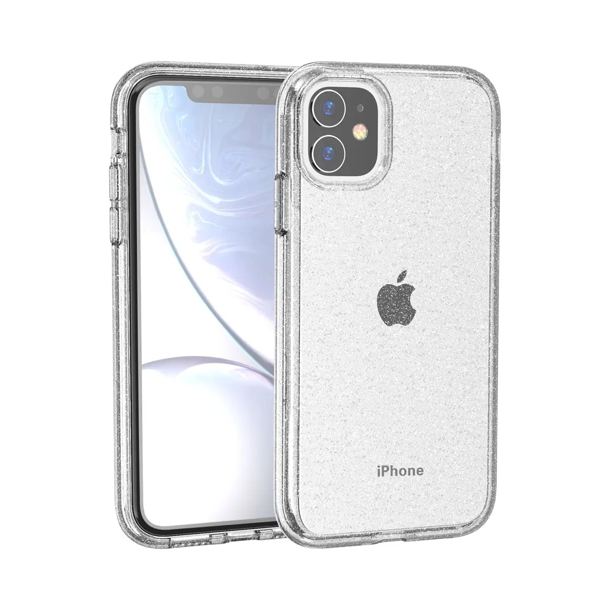 iPhone 15 Pro Max Transparent Glitter Hard Shell Mobile Cover — feature 7