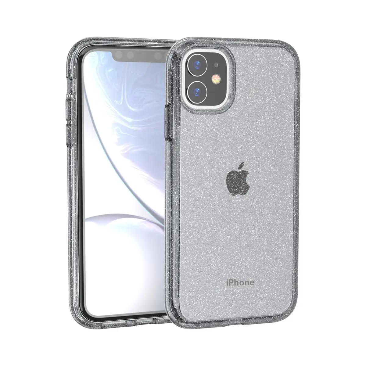 iPhone 15 Pro Max Transparent Glitter Hard Shell Mobile Cover — feature 8
