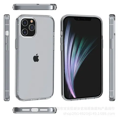 iPhone 15 Pro Max Transparent Glitter Hard Shell Mobile Cover - Image 5