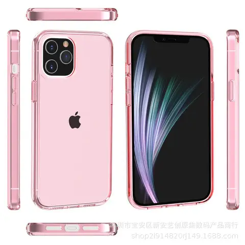 iPhone 15 Pro Max Transparent Glitter Hard Shell Mobile Cover - Image 7