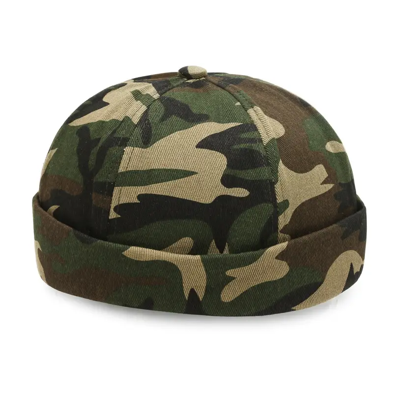 Kids Camo Beanie Hat Round Neck Sailor Style - Image 13
