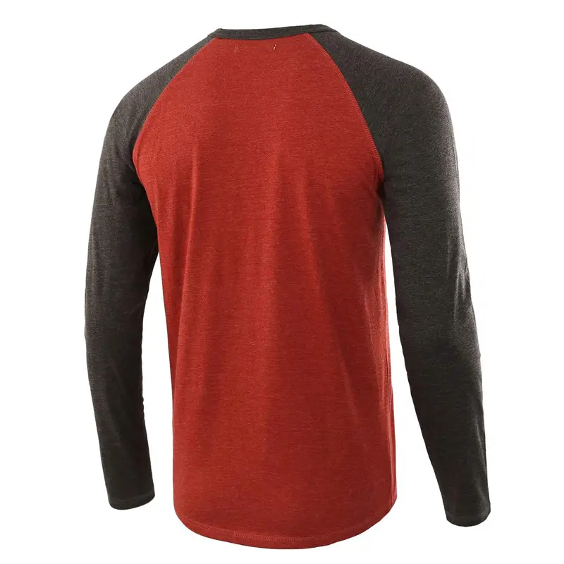 Men's Long Sleeve Hen T-Shirt Grey Large — feature 11