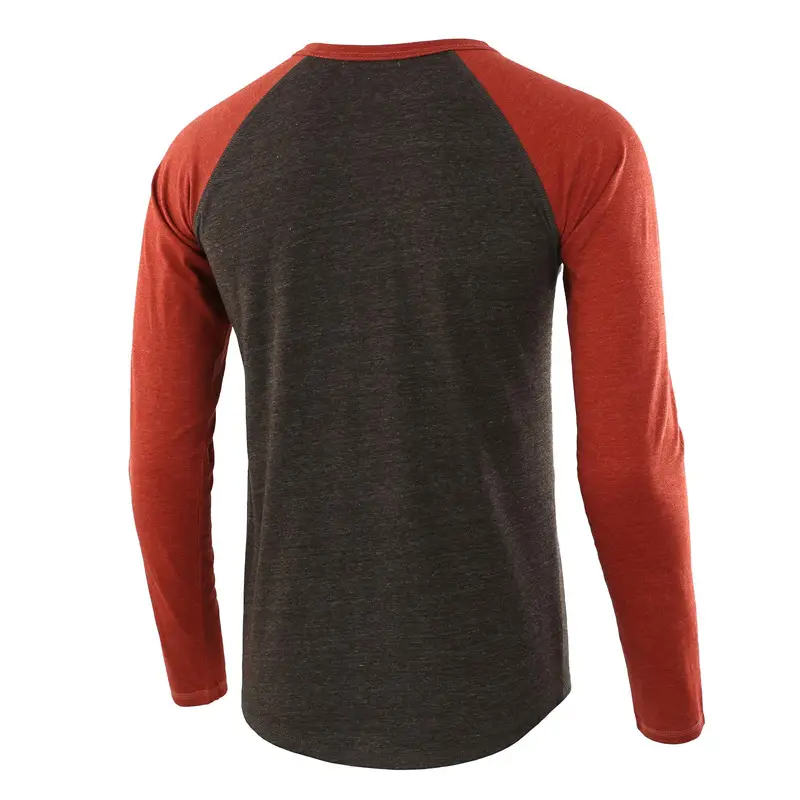 Men's Long Sleeve Hen T-Shirt Grey Large — feature 17