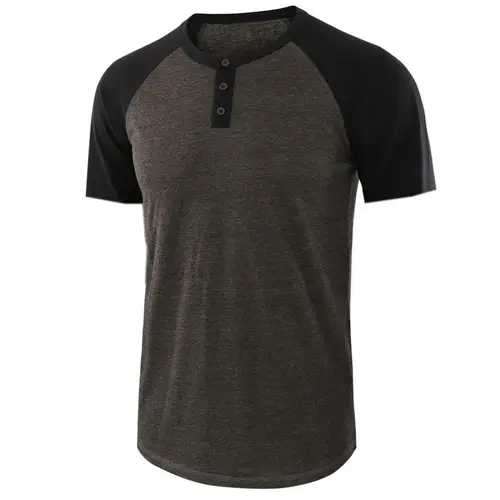 Men's Long Sleeve Hen T-Shirt Grey Large — feature 3