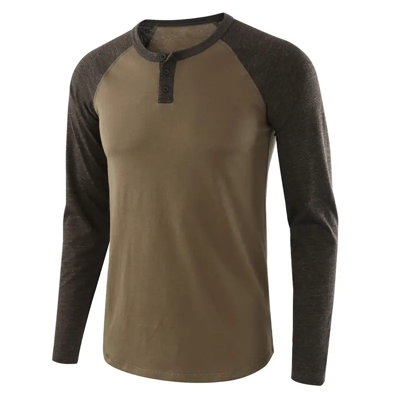 Men's Long Sleeve Hen T-Shirt Grey Large — feature 6