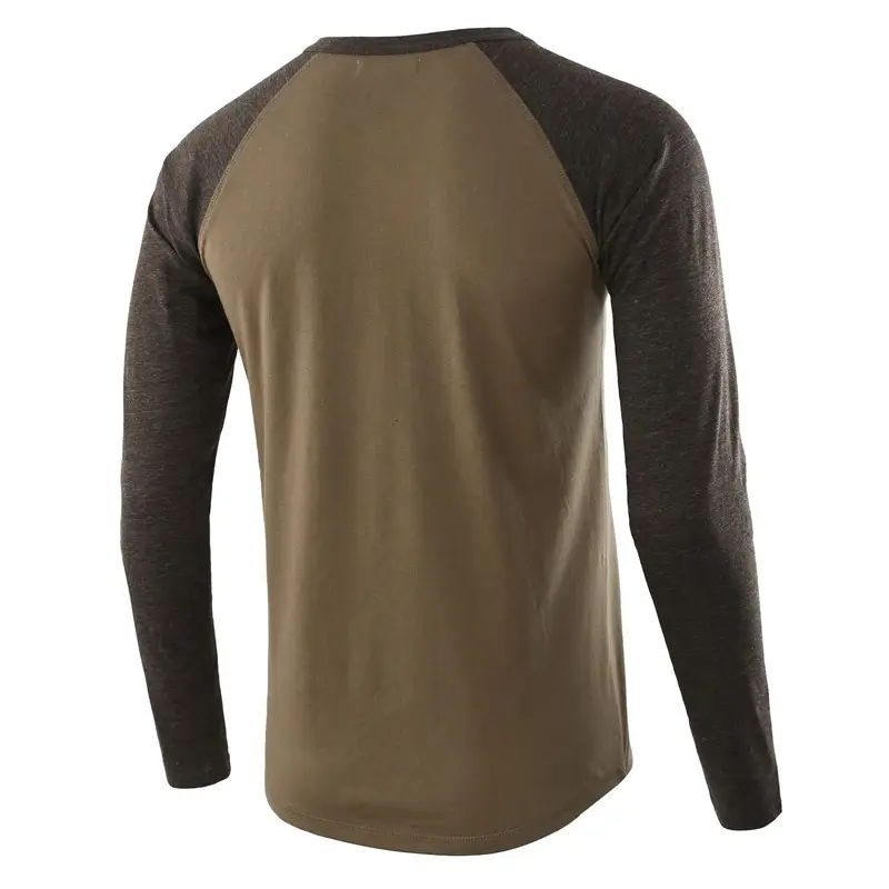 Men's Long Sleeve Hen T-Shirt Grey Large — feature 7