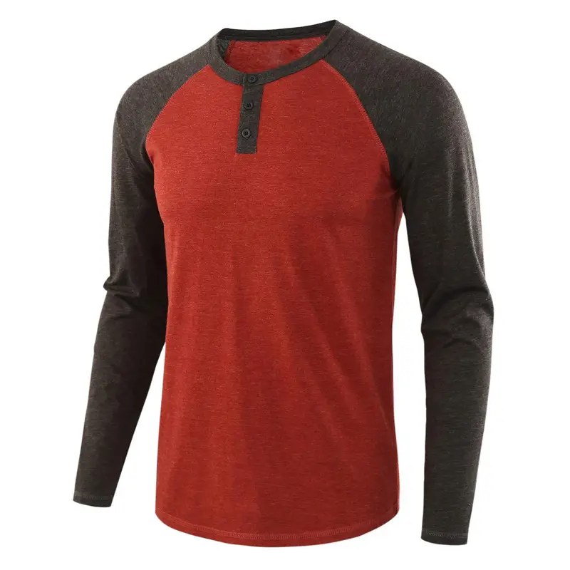 Men's Long Sleeve Hen T-Shirt Grey Large - Image 9