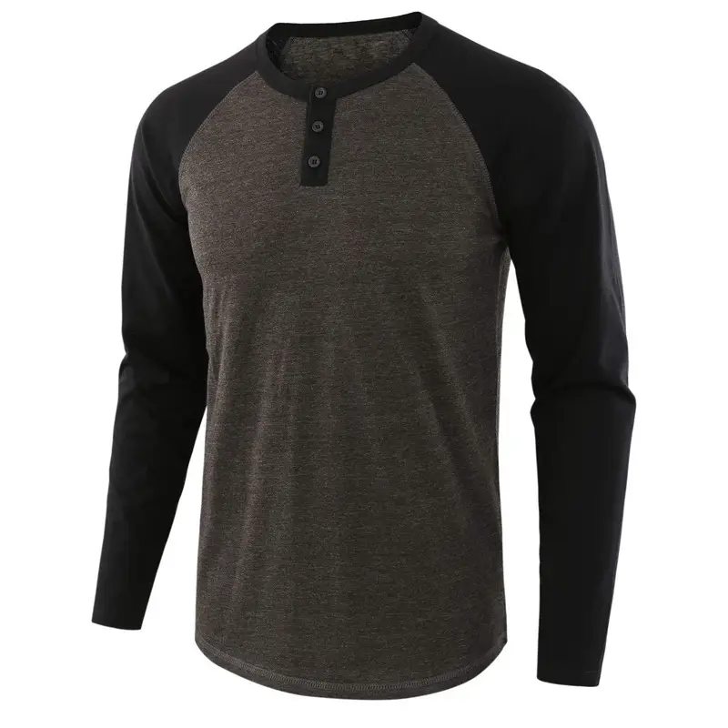 Men's Long Sleeve Hen T-Shirt Grey Large - Image 10