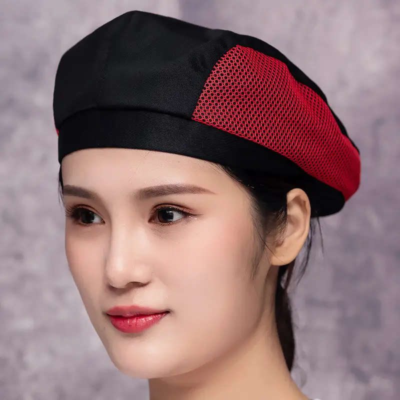 Breathable Chef Hat for Women Forward Beret Cloth - Image 14