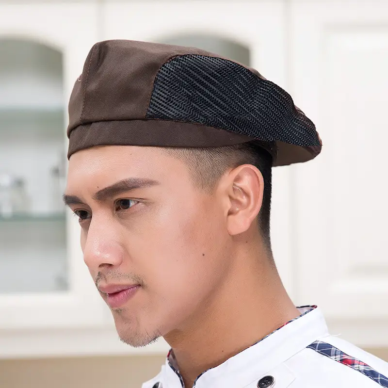 Breathable Chef Hat for Women Forward Beret Cloth - Image 4