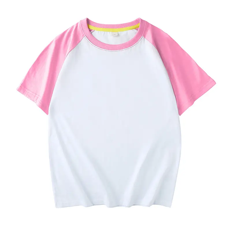 Men White Orange Raglan Sleeve Cotton T-Shirt - Image 7
