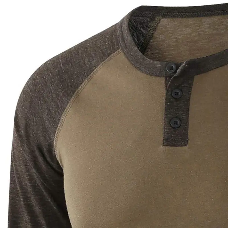 Men Short Sleeve T-Shirt Brown Large Casual - Image 8