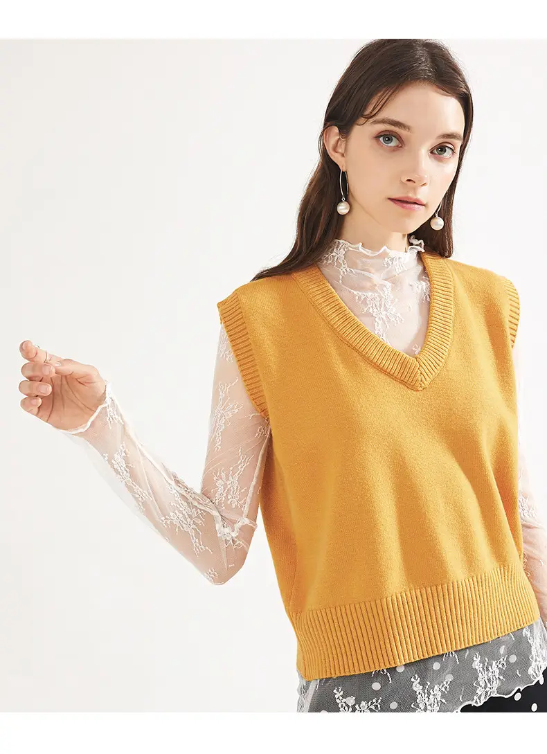 Women's Long Sleeve Mesh Top with Lace Trim — feature 19