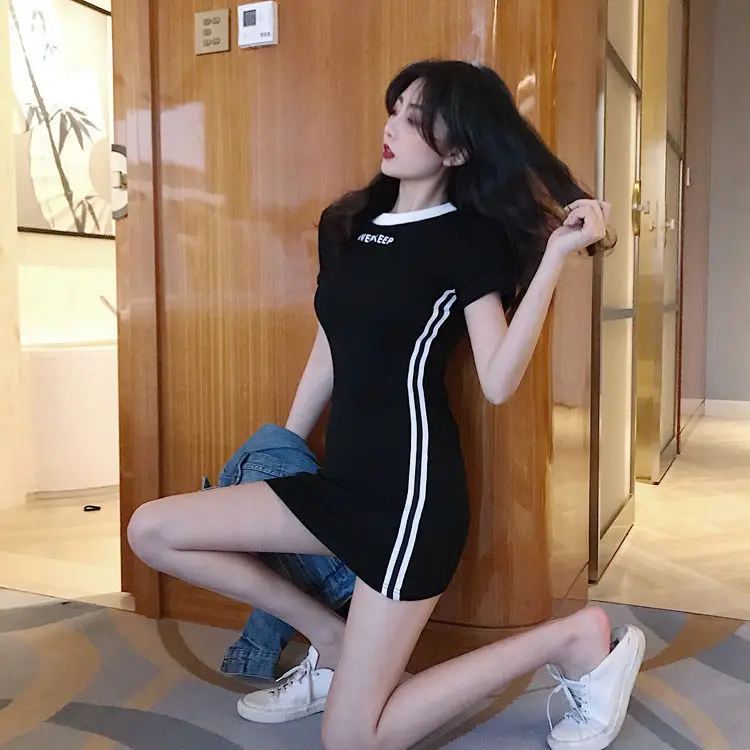 New Korean Style Women's White Slim Fit Dress - Image 8