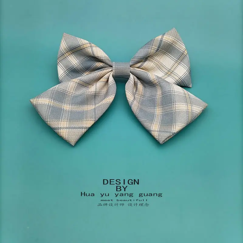 Plaid Plush Bow for Girls Hair Accessories - Image 12