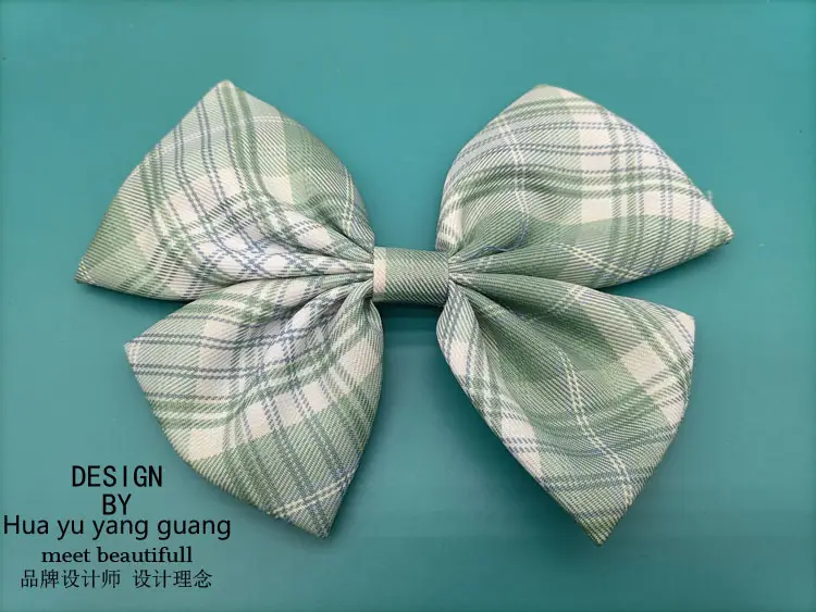 Plaid Plush Bow for Girls Hair Accessories - Image 15
