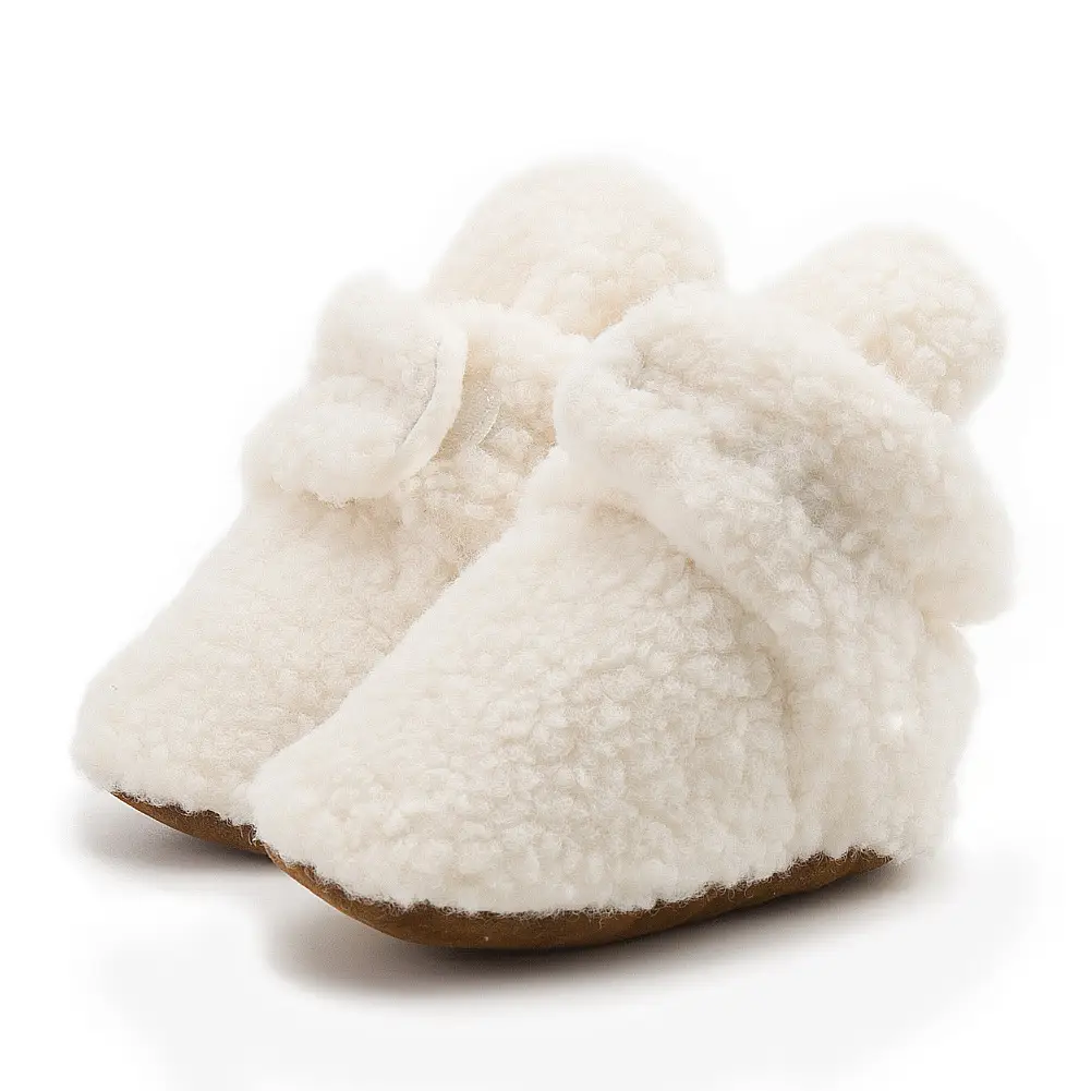 Cotton Fluffy Baby Shoes for 0-1 Year Old Toddler
