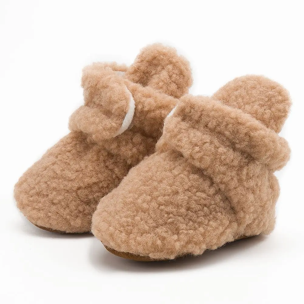 Cotton Fluffy Baby Shoes for 0-1 Year Old Toddler