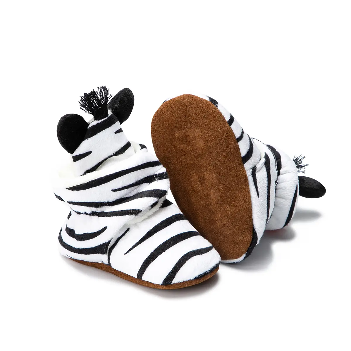 Cotton Fluffy Baby Shoes for 0-1 Year Old Toddler