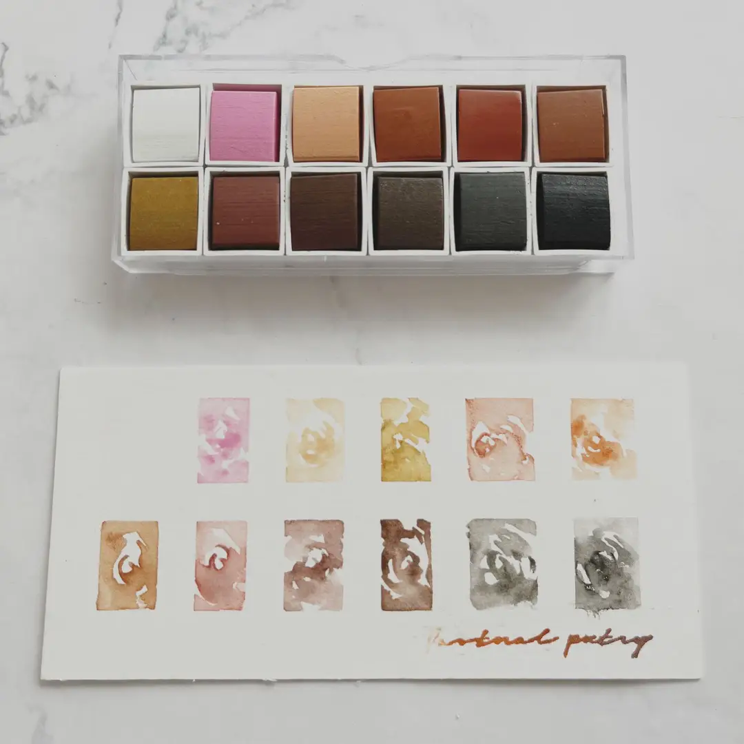 Factory supply solid pearlescent watercolor gem color starlight dark watercolor paint nail painting wholesale watercolor — feature 15