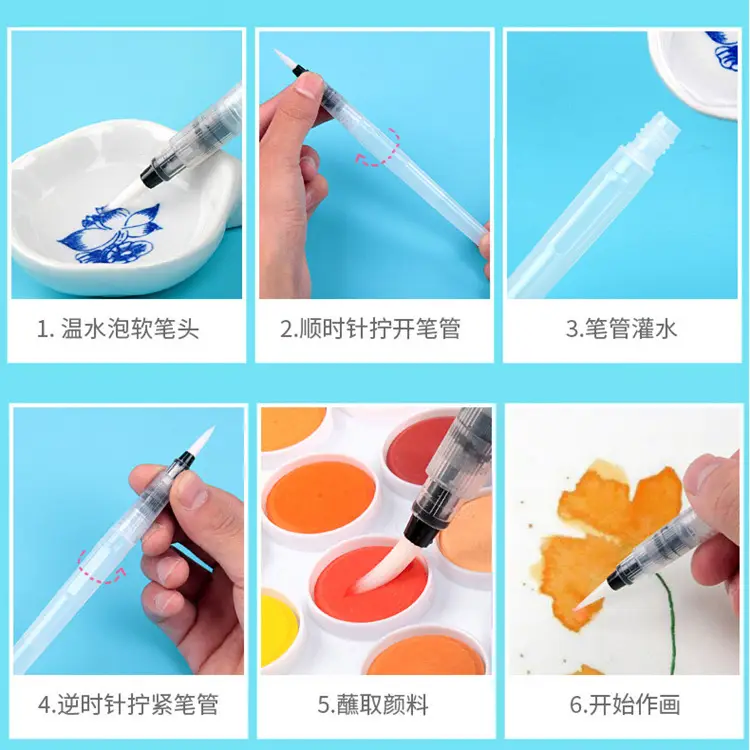 Factory supply solid pearlescent watercolor gem color starlight dark watercolor paint nail painting wholesale watercolor — feature 34