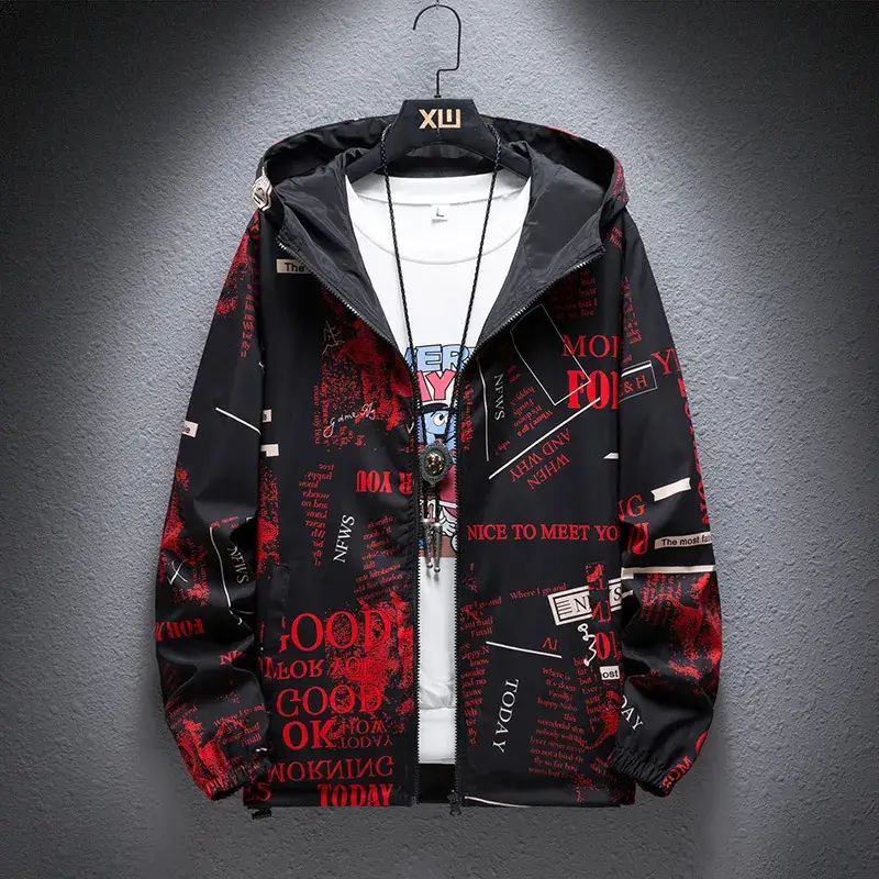 2024 Plus Size Men's Camouflage Reversible Jacket - Image 7